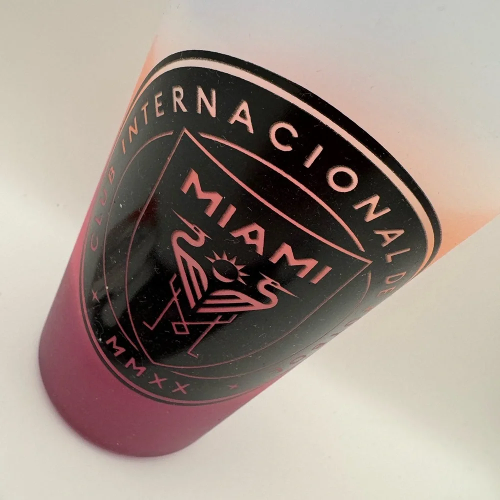 Inter Miami CF Silicone Pint Glass and Bottle Opener